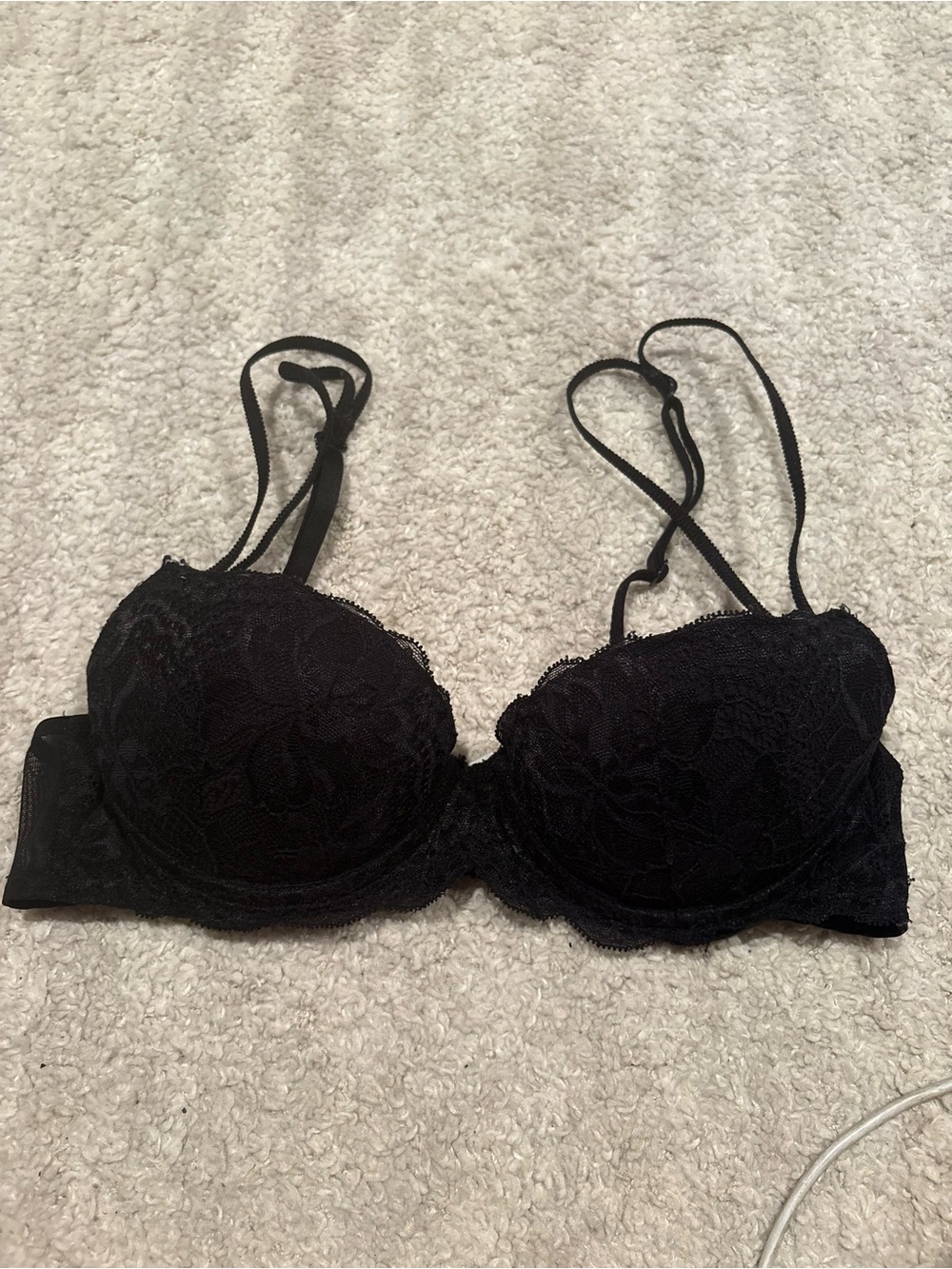 Vs pink lace push-up bra